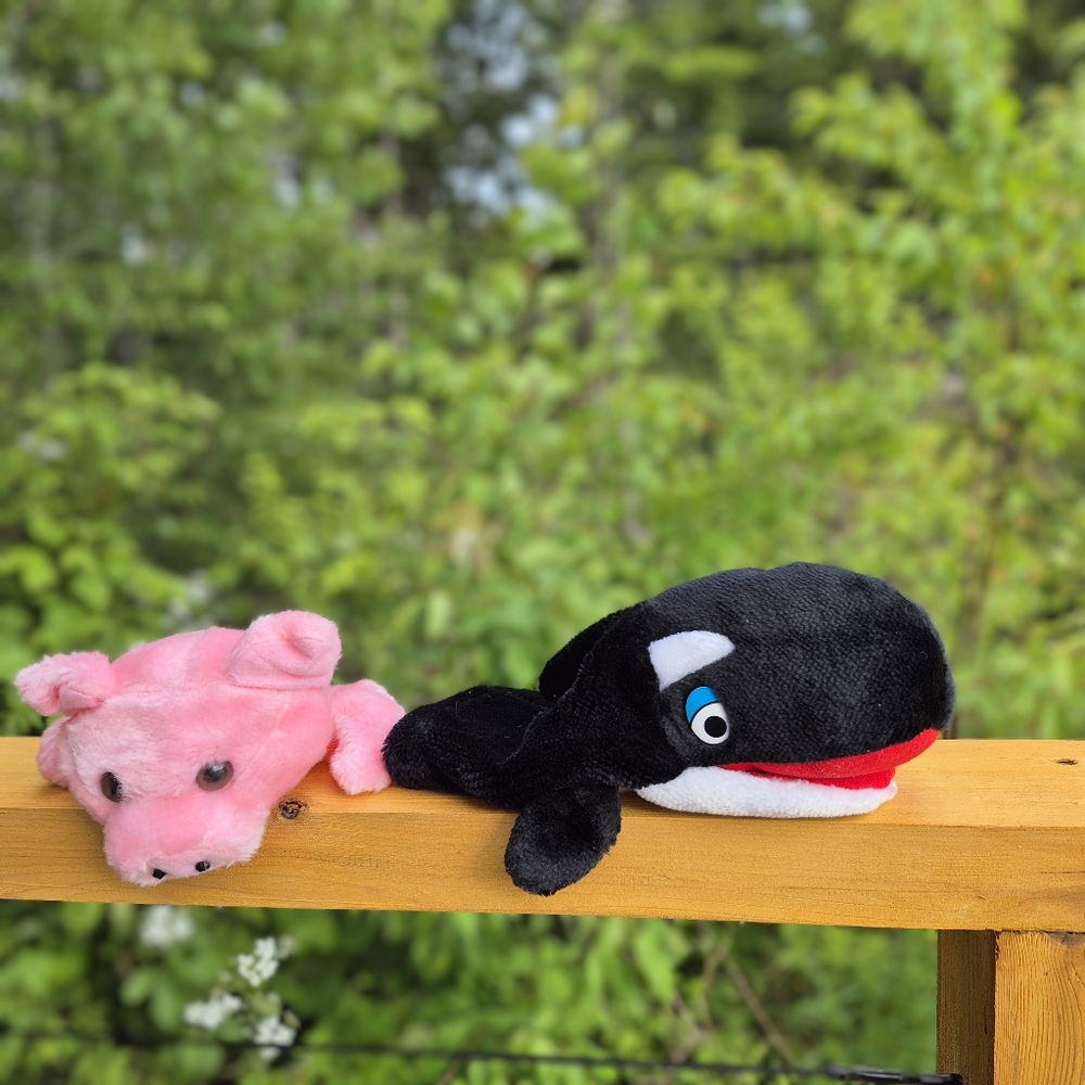 Sea World Whale Puppet And Pig Puppet
